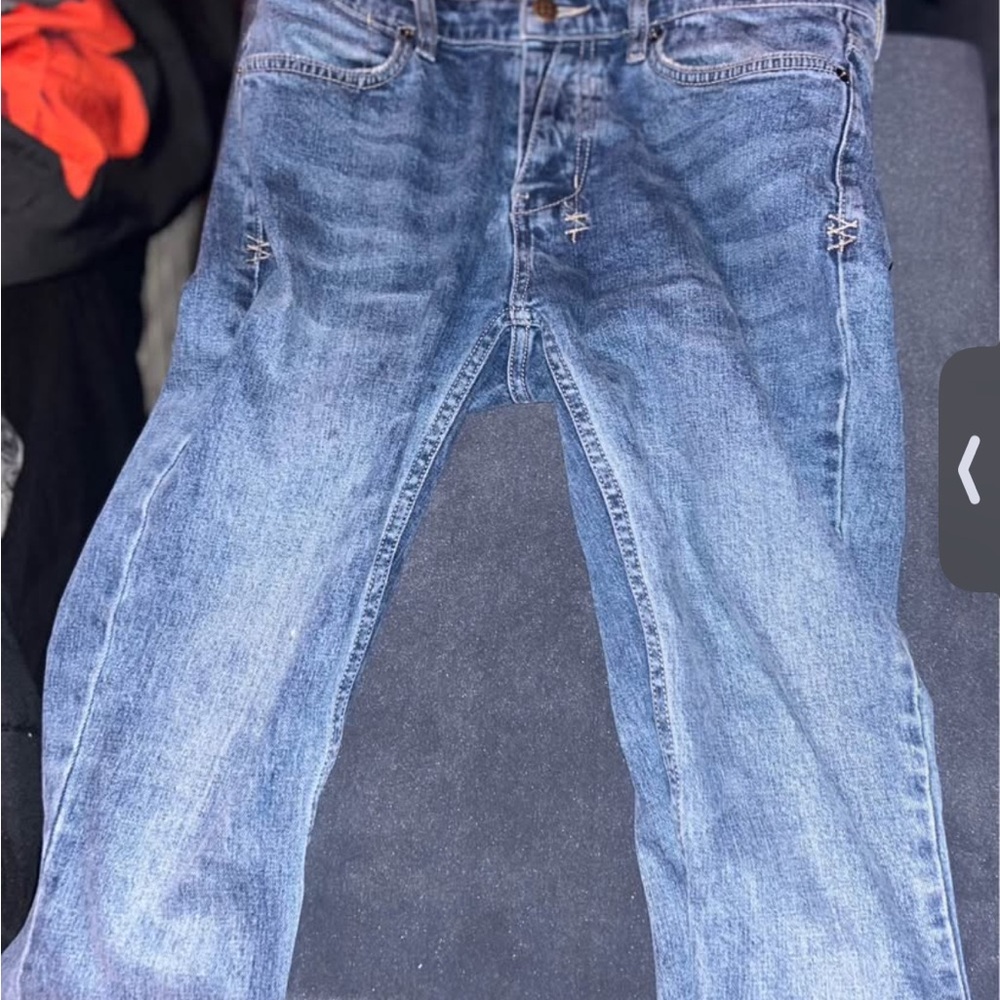 Diesel Relaxed Fit Blue Jeans